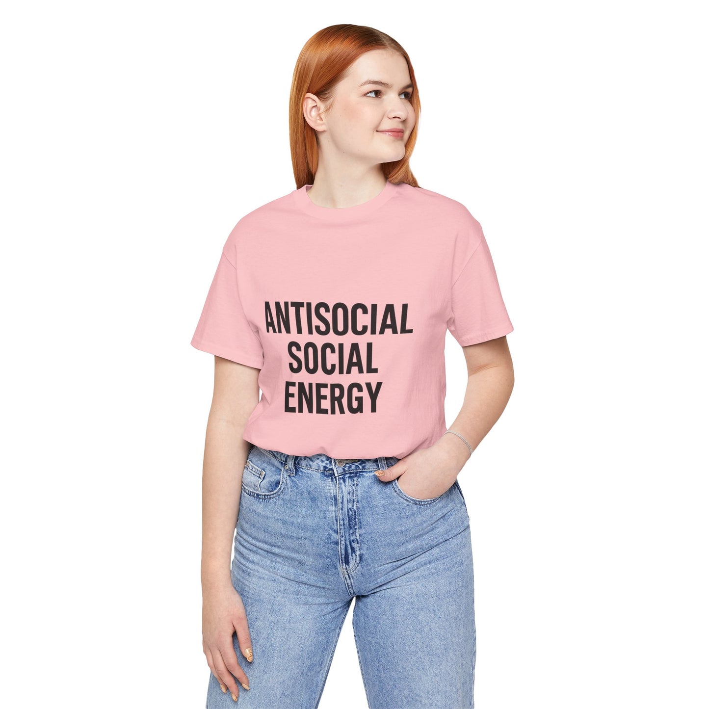 Antisocial Social Energy Unisex Jersey Short Sleeve Tee T-shirt