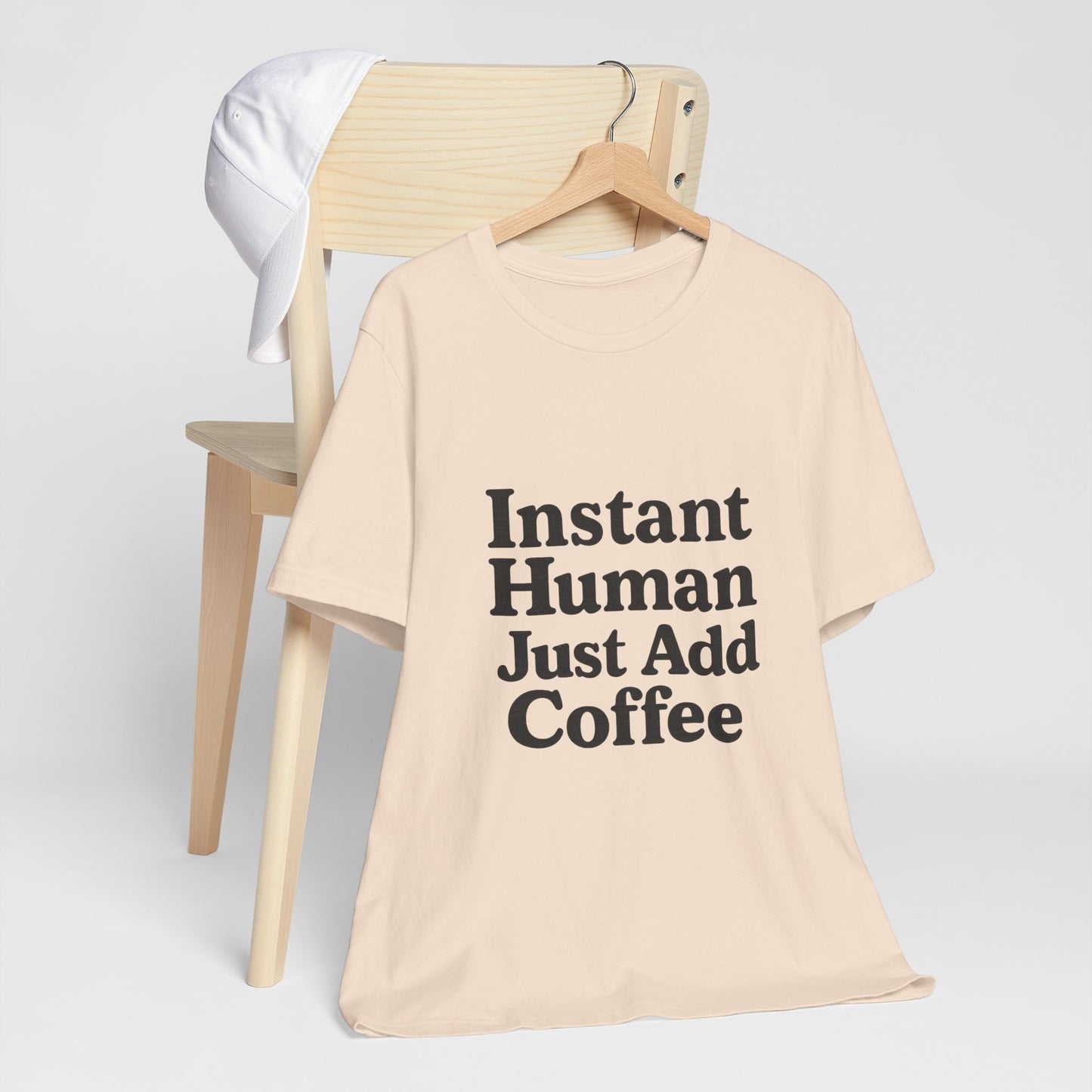 Just Add Coffee Unisex Jersey Short Sleeve Tee T-shirt