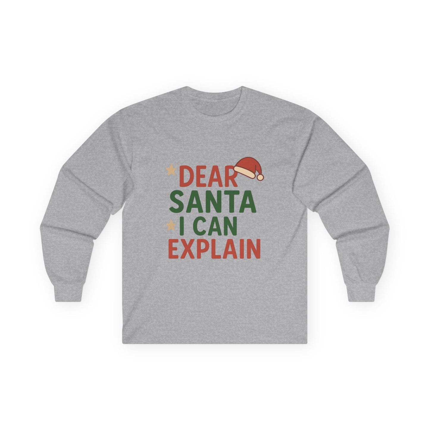 Dear Santa I Can Explain Christmas Unisex Ultra Cotton Long Sleeve Tee