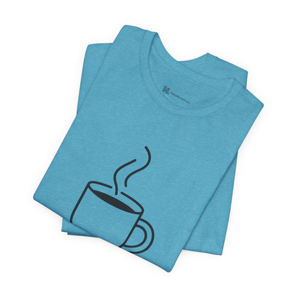Brewed For Peace Coffee Humor Unisex Jersey Short Sleeve Tee T-shirt