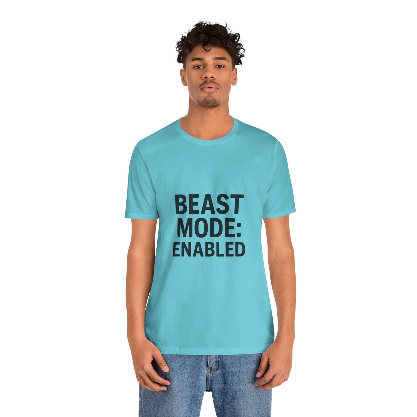 Beast Mode Enabled Unisex Jersey Short Sleeve Tee T-shirt