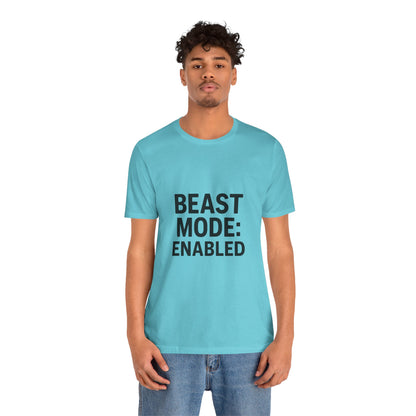 Beast Mode Enabled Unisex Jersey Short Sleeve Tee T-shirt