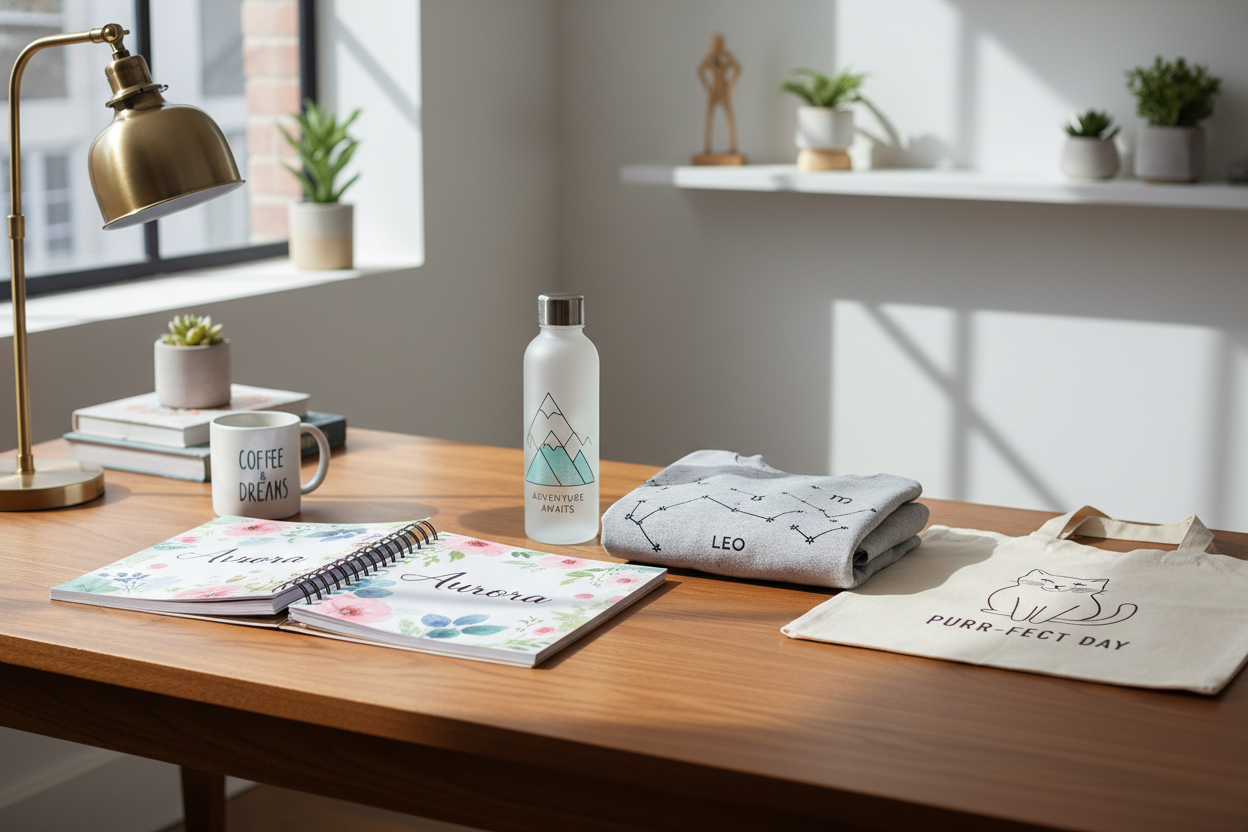 Print on demand lifestyle scene